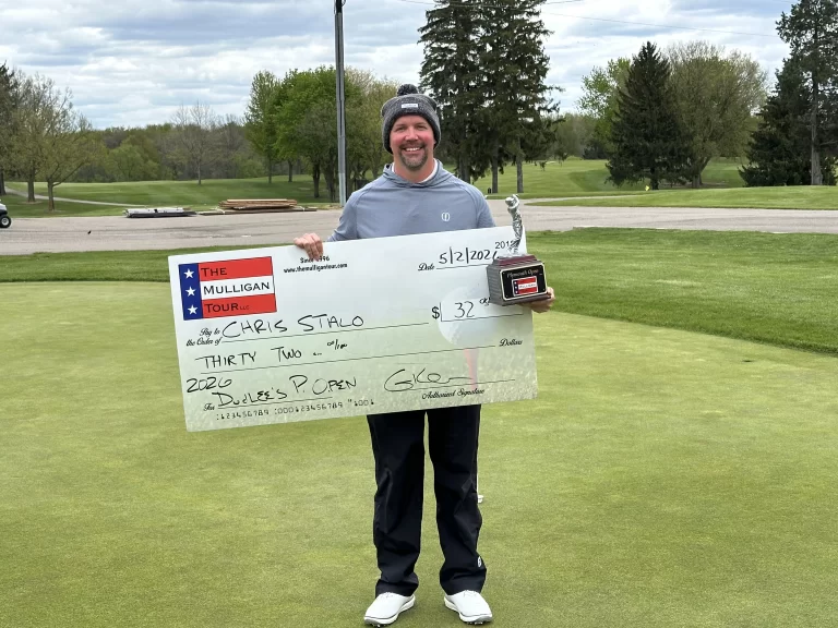 2026 Dudlee's Plymouth Open recap at Fox Hills Golf and Banquet Center Plymouth Michigan — Chris Stalo wins Mulligan Tour Central Division event