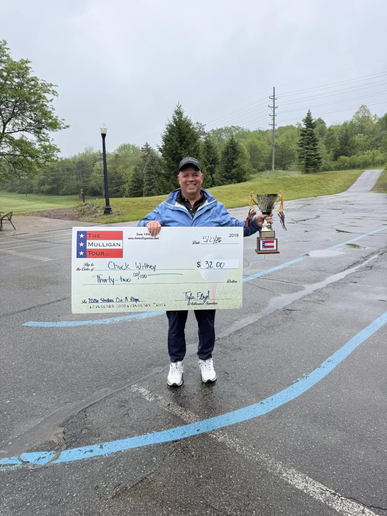 2026 Strokes on a Rope recap at Leslie Park Golf Course Ann Arbor Michigan — Chuck Withey wins Mulligan Tour Western Division event